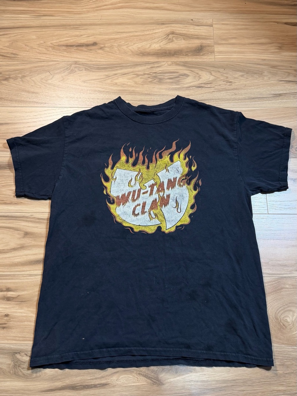 Black Wu-Tang Graphic Tee - Men's Crew Neck Short Sleeve Shirt
